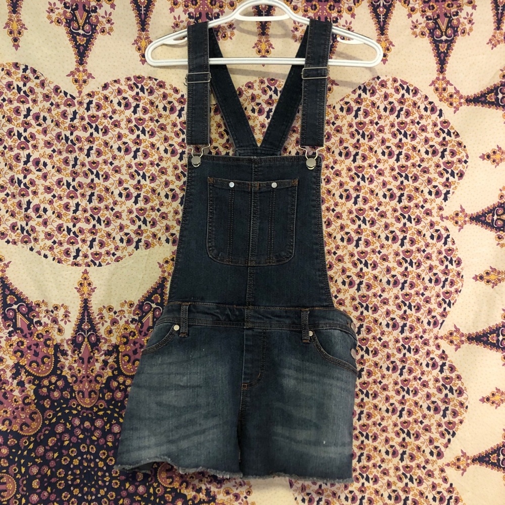 Short Denim Overalls
